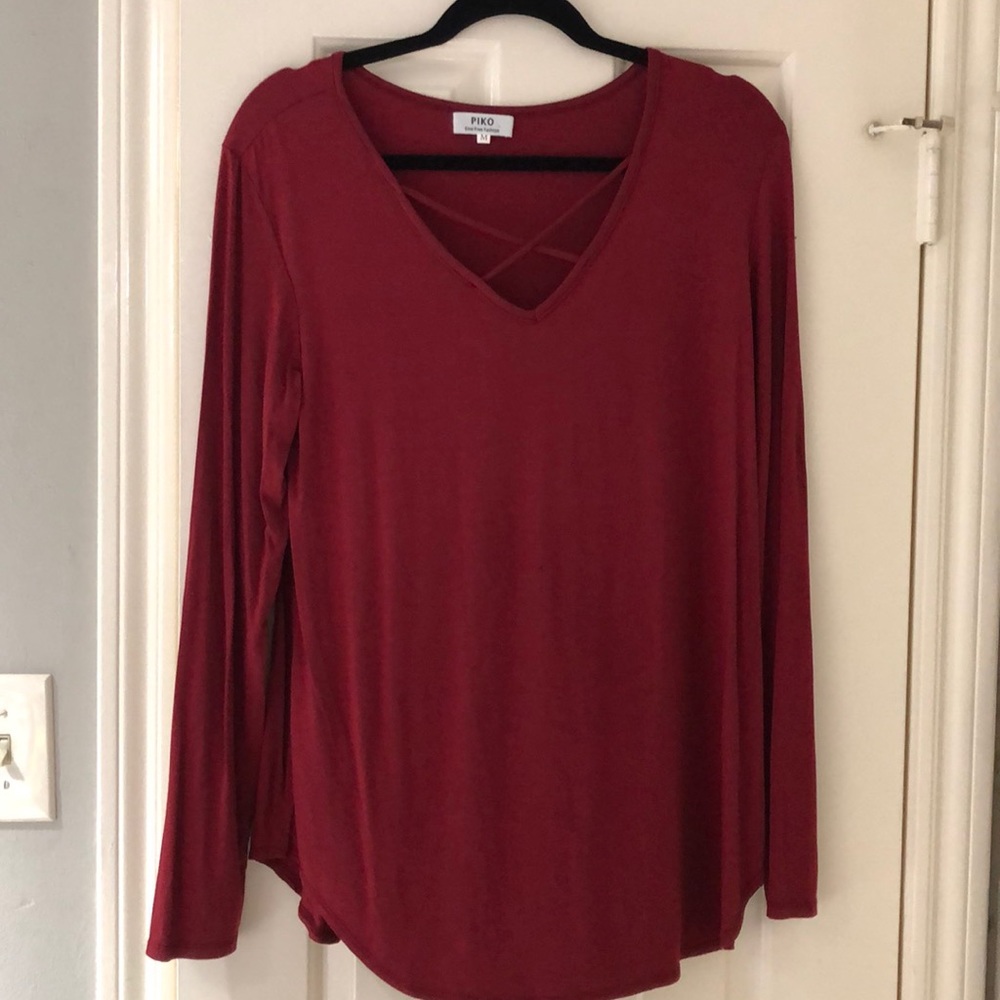 Red Piko Shirt & Black Piko Shirt